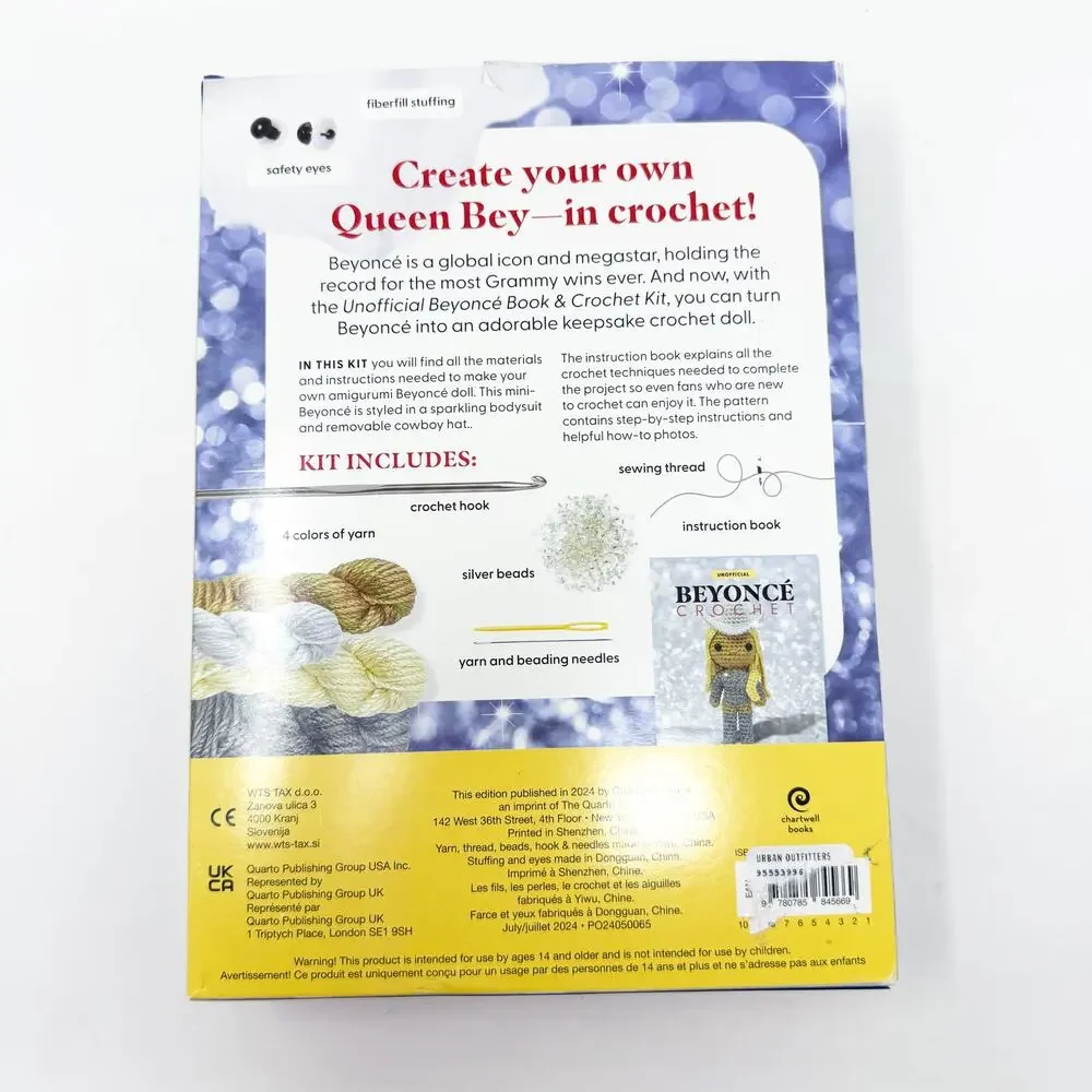 NIP Beyonce Stuffy Crochet Kit Cowboy Carter Themed